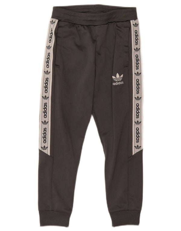 Adidas Drenge Grafisk træningsdragt Bukser Joggers 6-7 år Grå Colourblock