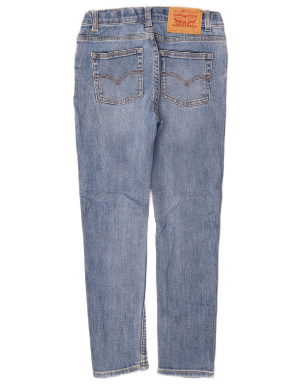 Levi's Girls Skinny Tapered Jeans 7-8 år W24 L23 Blå Bomuld