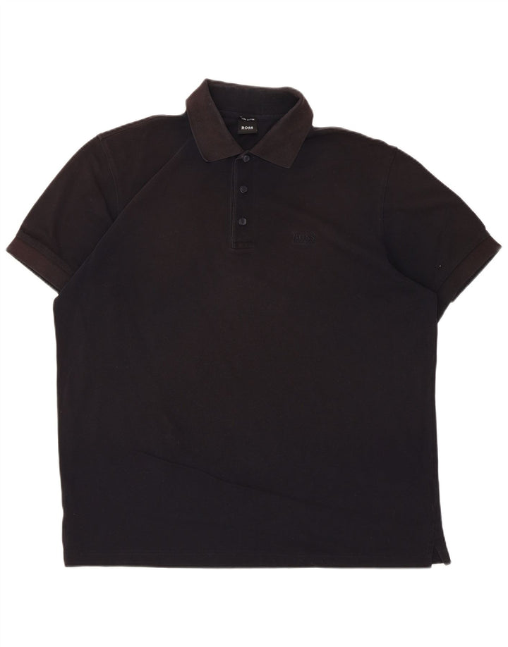 Hugo Boss Herre Polo Shirt Large Navy Blue