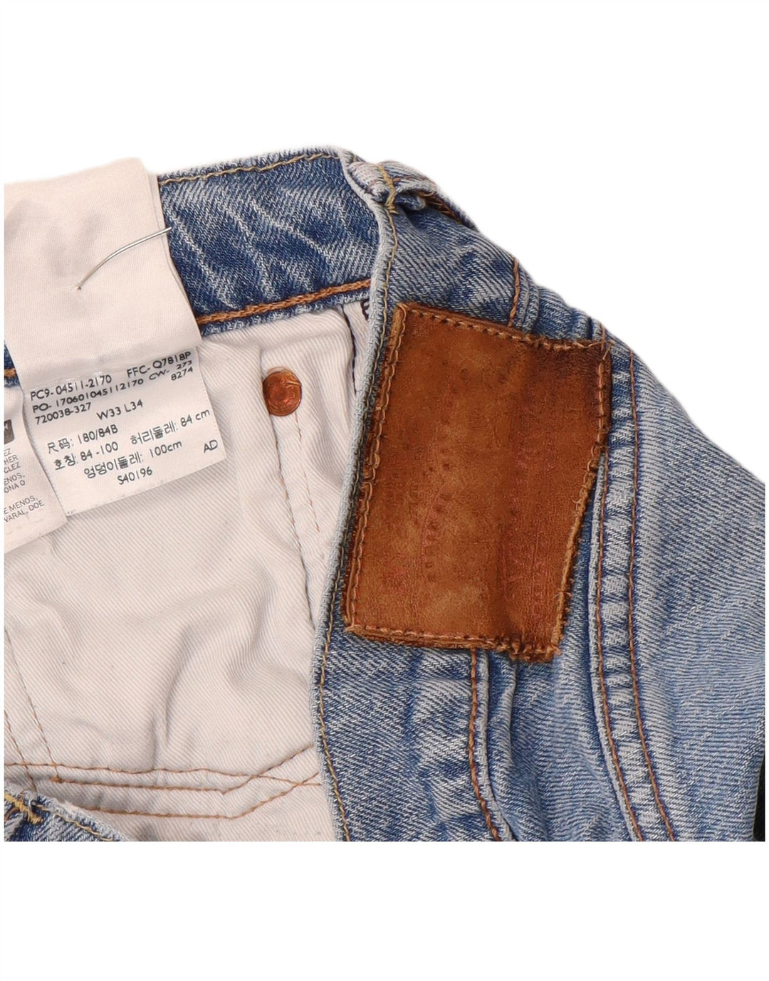 Levi's Dame Slim Jeans W33 L32 Blå Bomuld