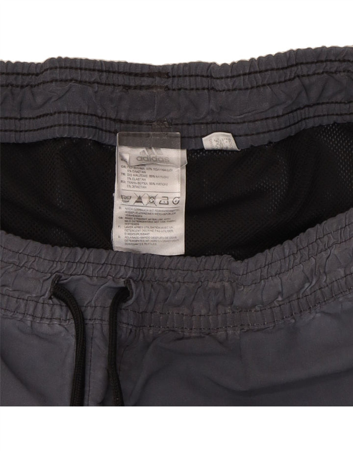 ADIDAS Mens Swimming Shorts XL  Grey Nylon Vintage Adidas and Second-Hand Adidas from Messina Hembry 