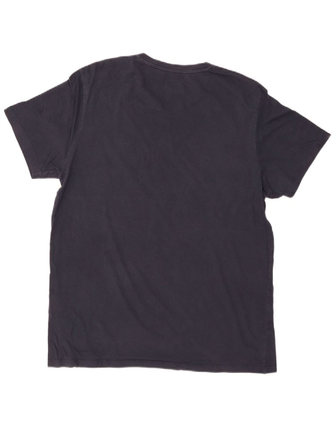 JACK & JONES Herre grafisk T-shirt top XL marineblå bomuld