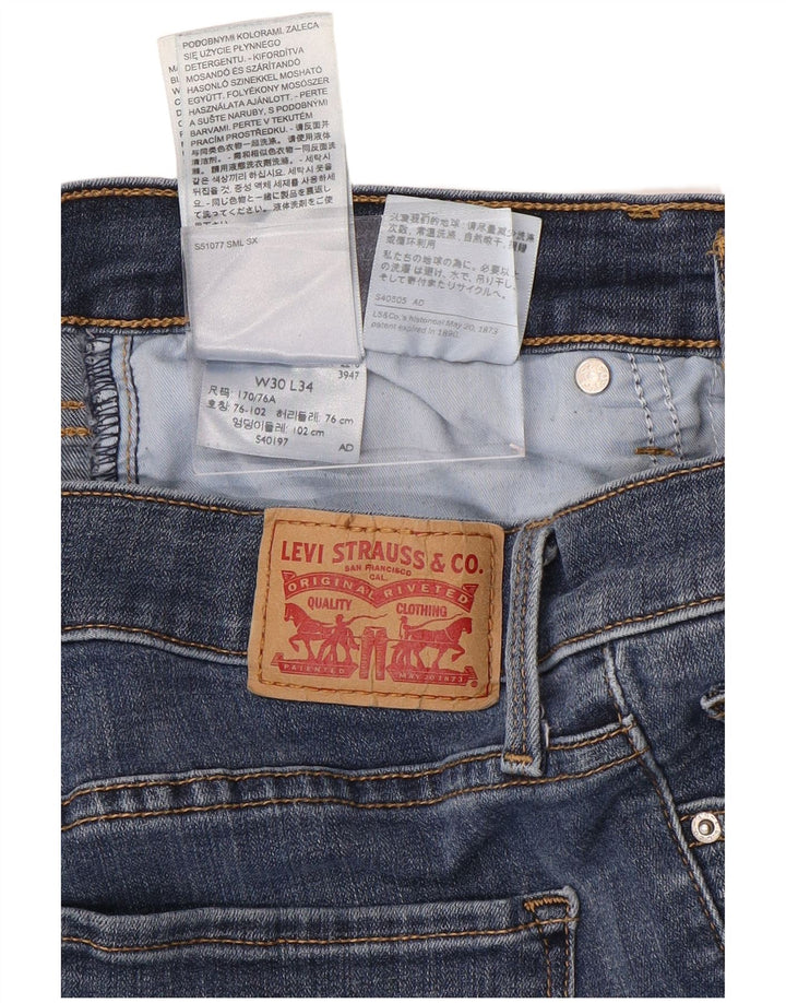 LEVI'S Dame 311 Shaping Skinny Jeans W30 L34 Blå Bomuld