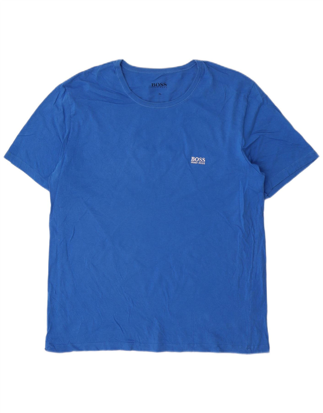 Hugo Boss Herre T-Shirt Top XL Blå