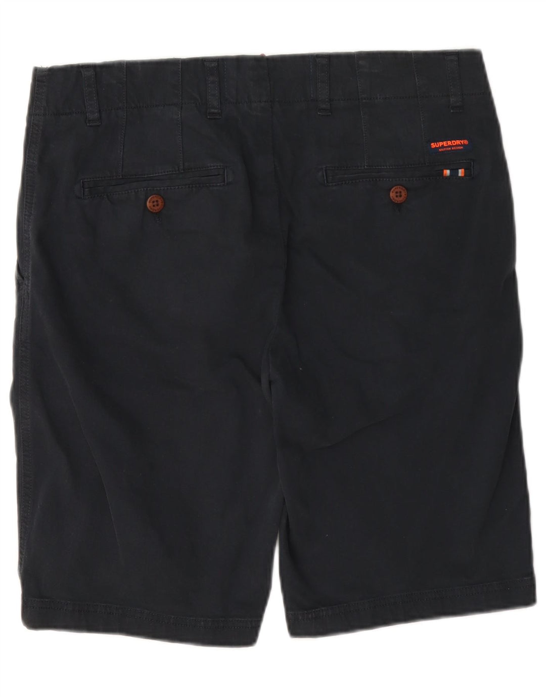 Superdry Chino-shorts til mænd W32 Medium marineblå bomuld