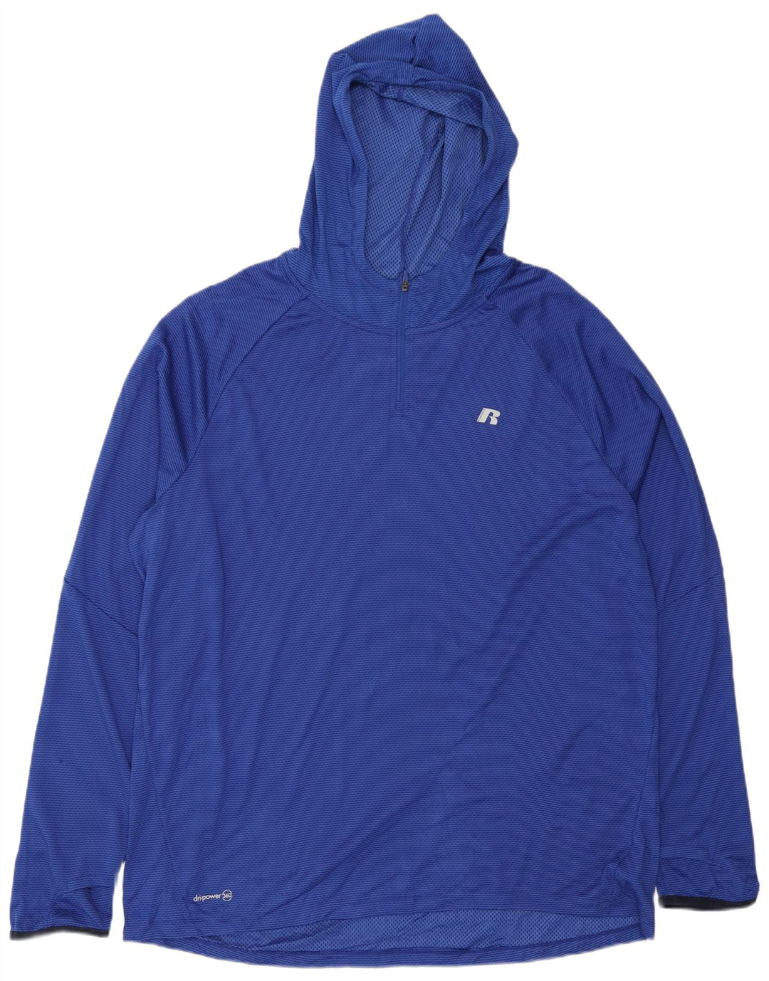 Russell Athletic Herre Dri-Power Hættetrøje Træningsdragt Top XL Navy Blue