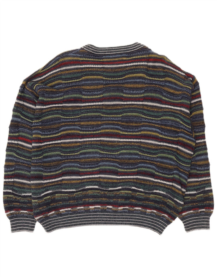 Enzo Lorenzo Herre Crew Neck Jumper Sweater IT 50 Medium Flerfarvet
