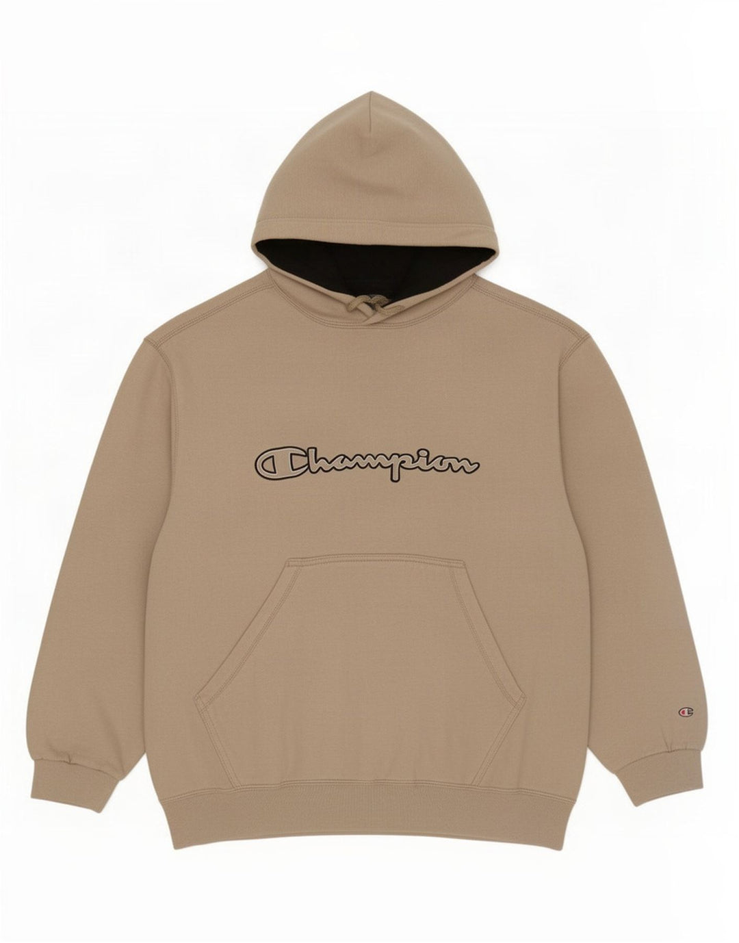 Champion Herre grafisk hættetrøje Jumper Large Grå