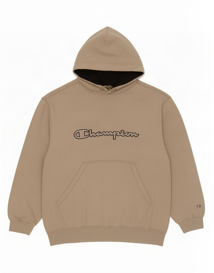 Champion Herre grafisk hættetrøje Jumper Large Grå