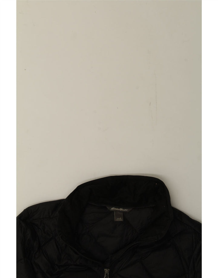 EDDIE BAUER Womens Padded Jacket UK 16 Large Black Nylon Vintage Eddie Bauer and Second-Hand Eddie Bauer from Messina Hembry 
