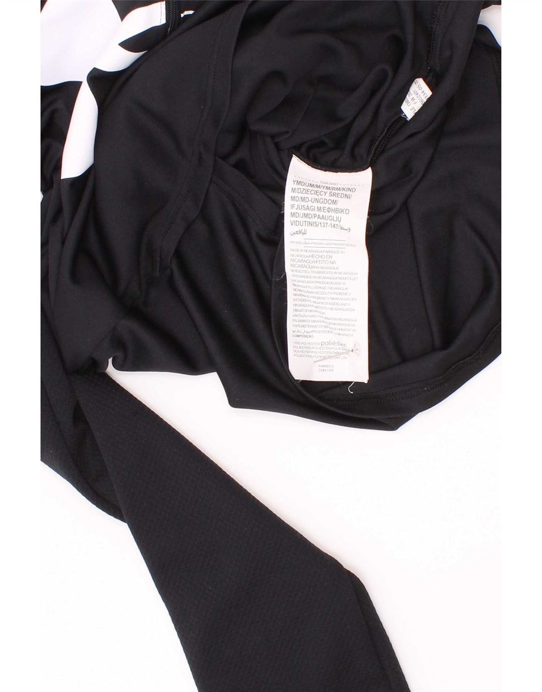 Under Armour piger udstyret grafisk top langærmet 9-10 år medium sort