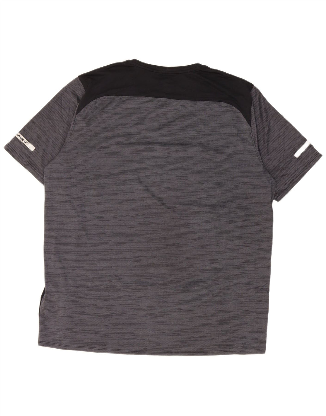 Under Armour Herre T-Shirt Top XL Grå Colourblock Polyester