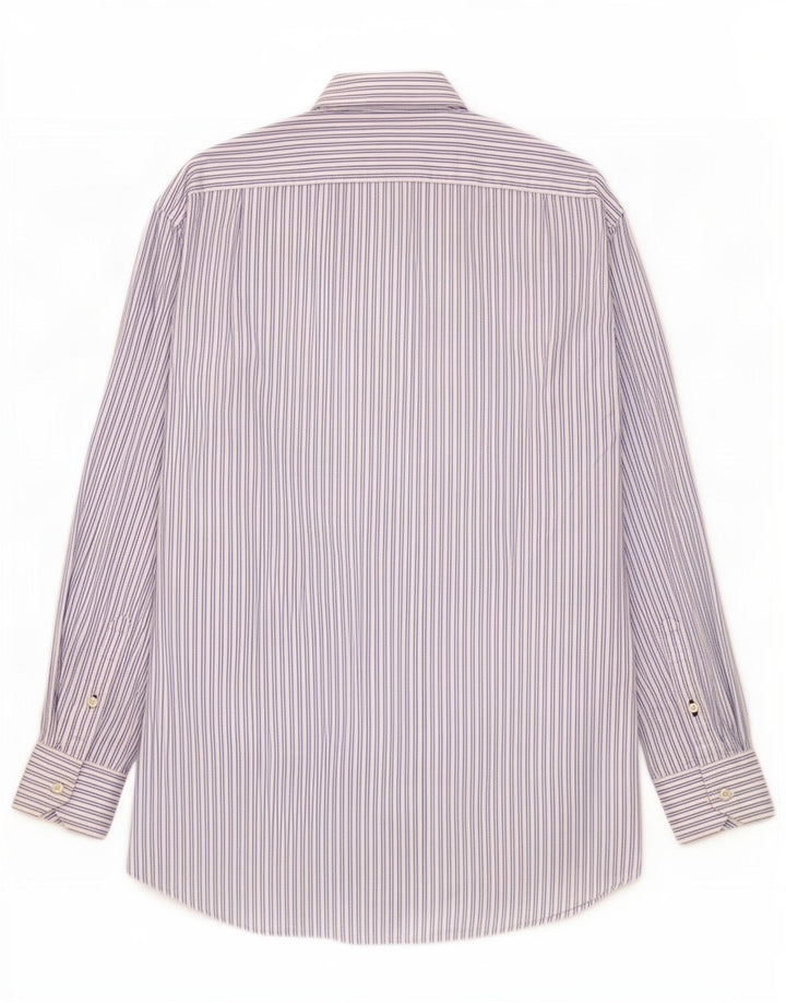 Tommy Hilfiger Herre Regular Fit skjorte Medium blå stribet bomuld