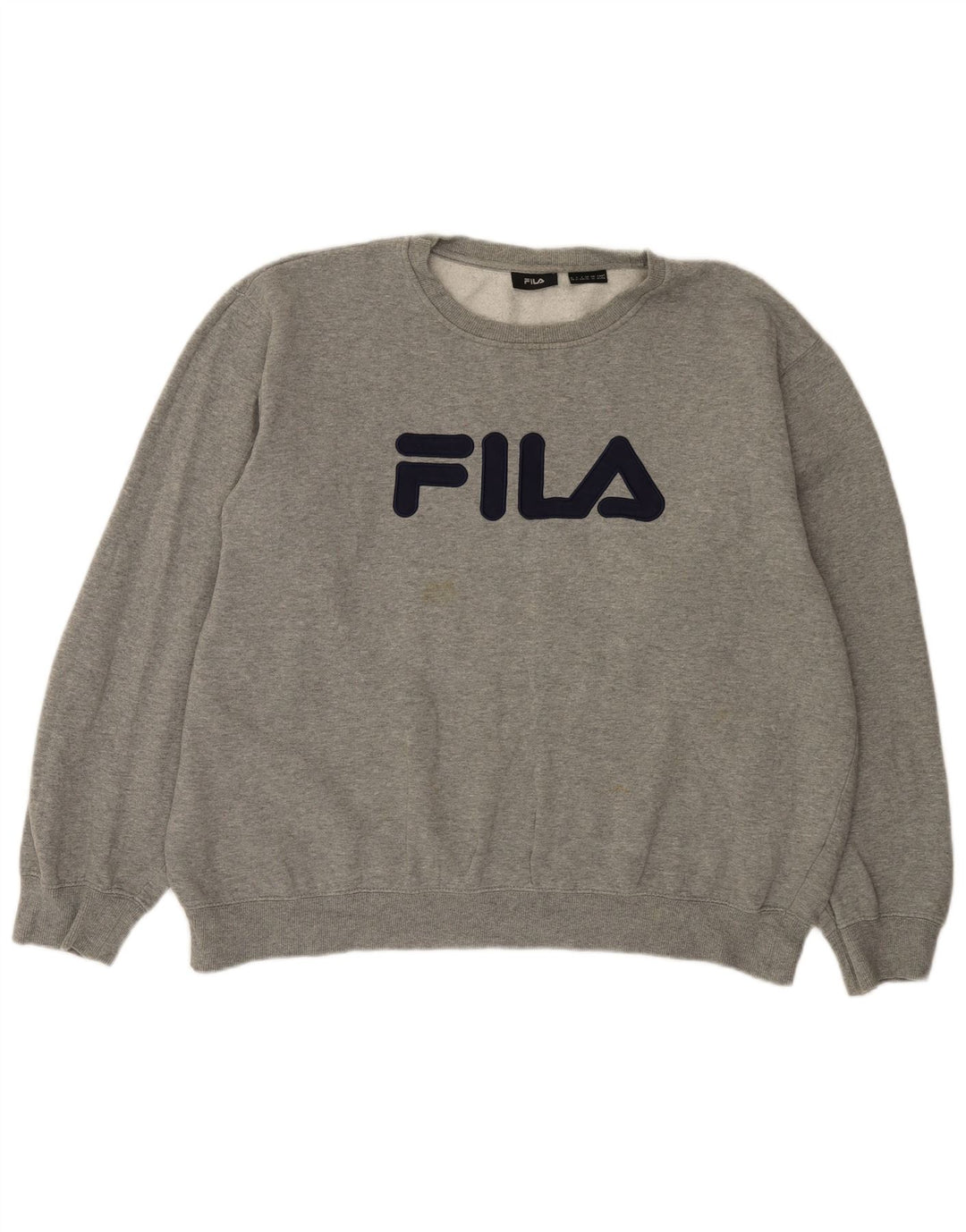 Fila Herre Grafisk Sweatshirt Jumper XL Grå Bomuld