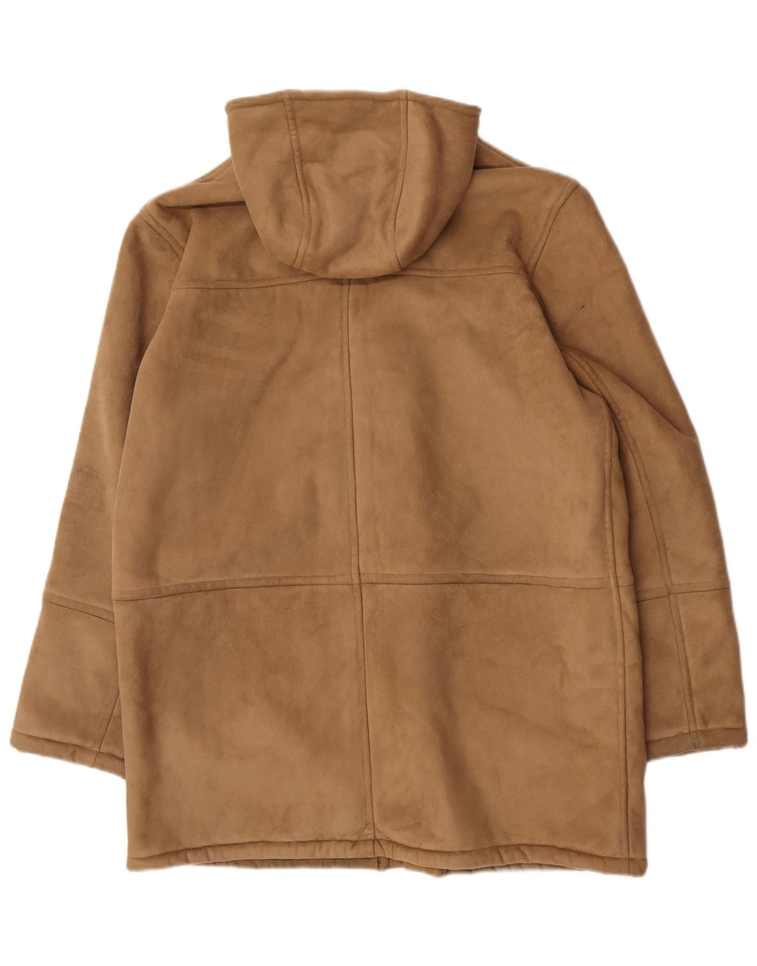 Conbipel Herre Studio Sherpa-jakke med hætte UK 38 Medium Brun Polyester
