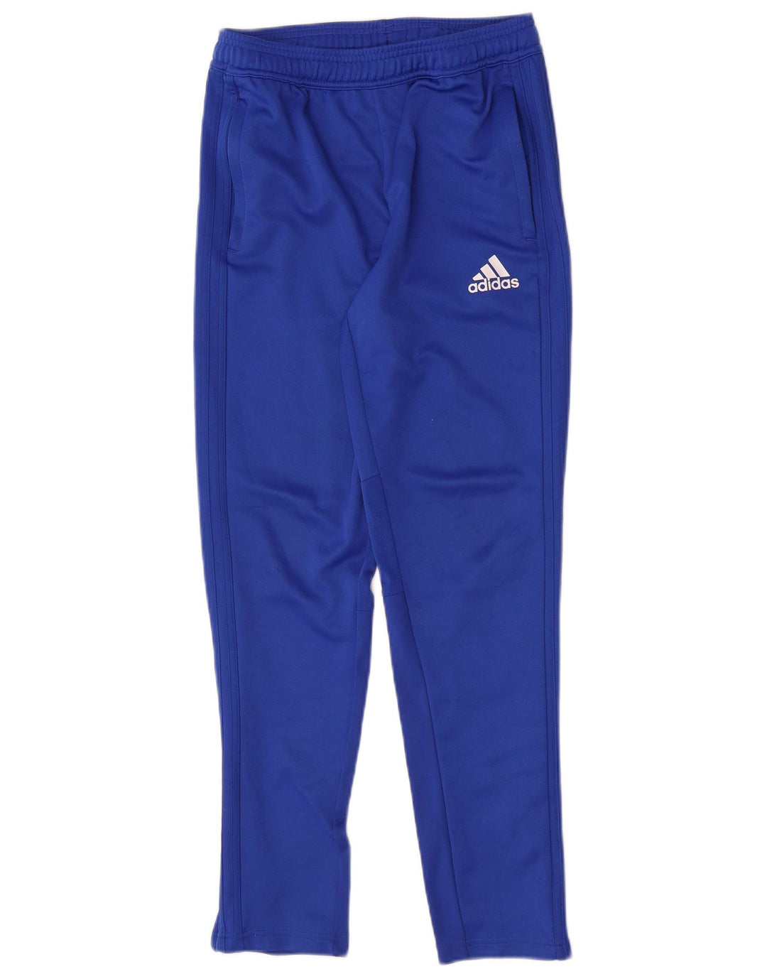 Adidas drenge Slim Fit træningsdragt bukser 13-14 år blå polyester