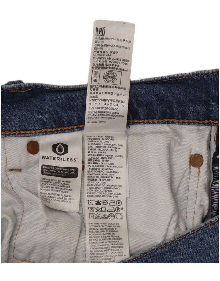 Levi's Slim Jeans til mænd W32 L30 blå bomuld