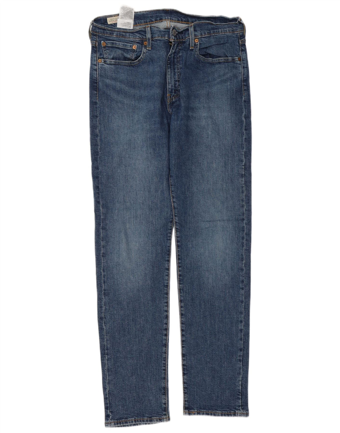 Levi's Herre 502 tilspidsede jeans W33 L34 blå bomuld