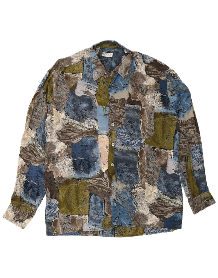 Coldor Herreskjorte Stor Flerfarvet Patchwork