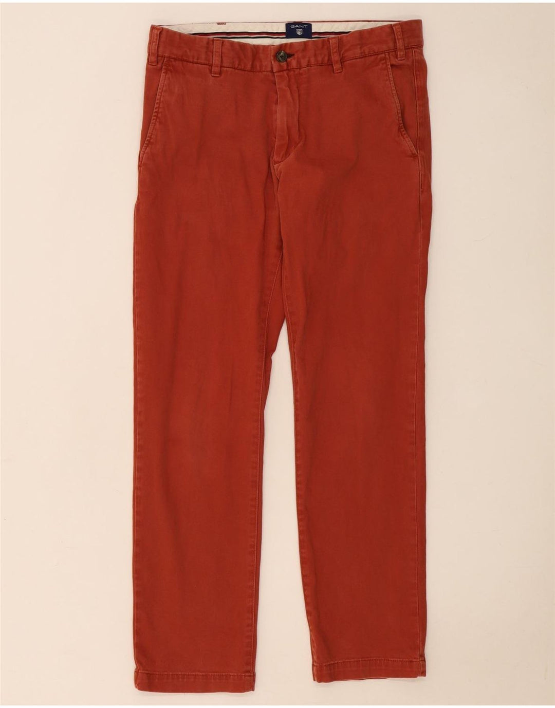Gant Herre Regular Chino Bukser W32 L30 Rød