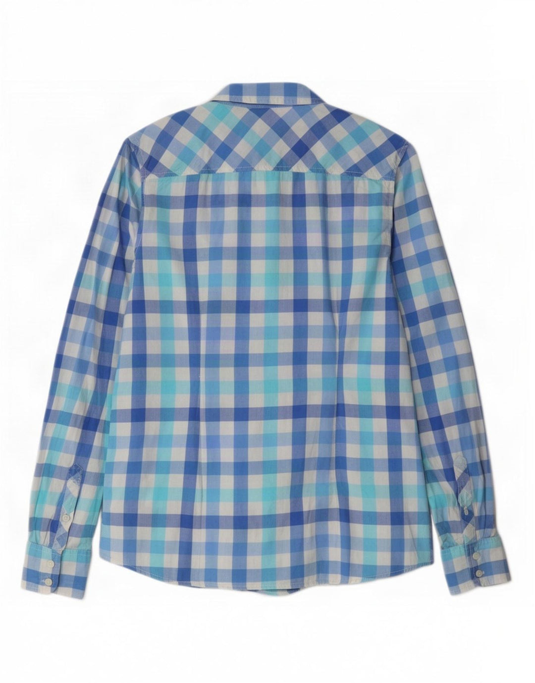 Tommy Hilfiger Dameskjorte UK 10 Small Blue Gingham Cotton