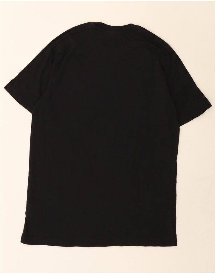 Adidas Herre T-Shirt Top Medium Sort Bomuld