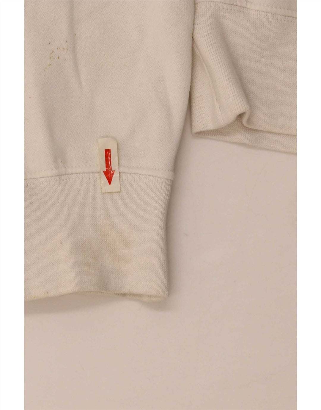 Nike Herre Loose Fit Sweatshirt Jumper XS Hvid Bomuld