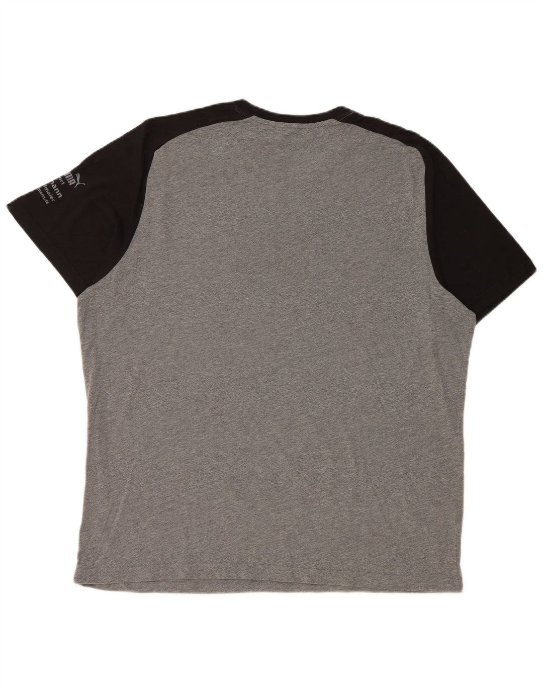 PUMA Herre grafisk T-shirt Top XL Grå Colourblock