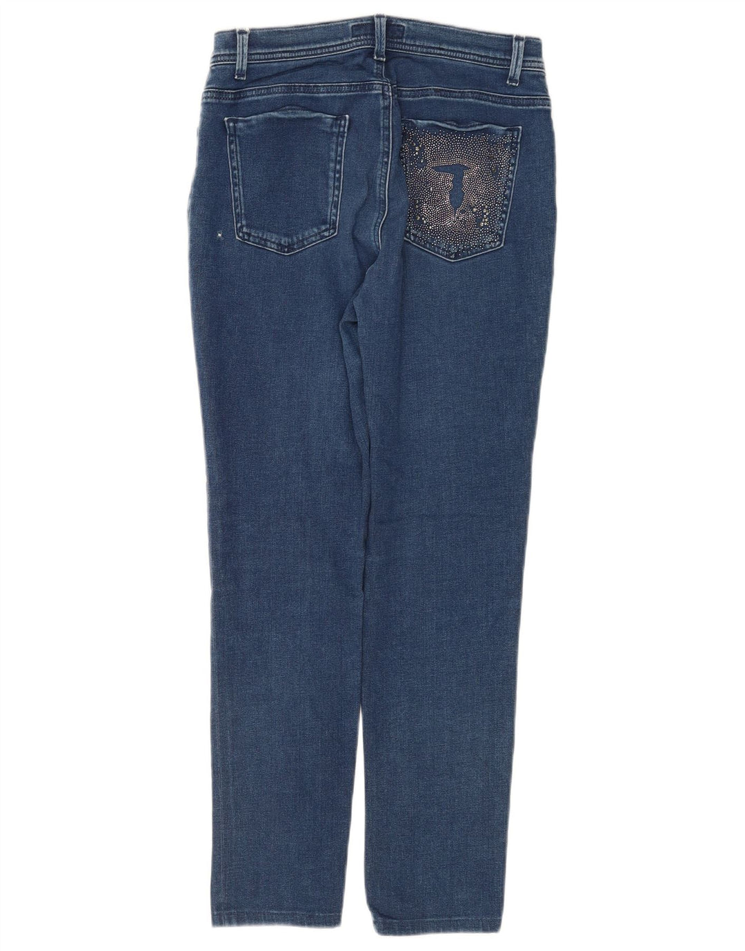 Trussardi Dame Slim Jeans W28 L28 Marineblå