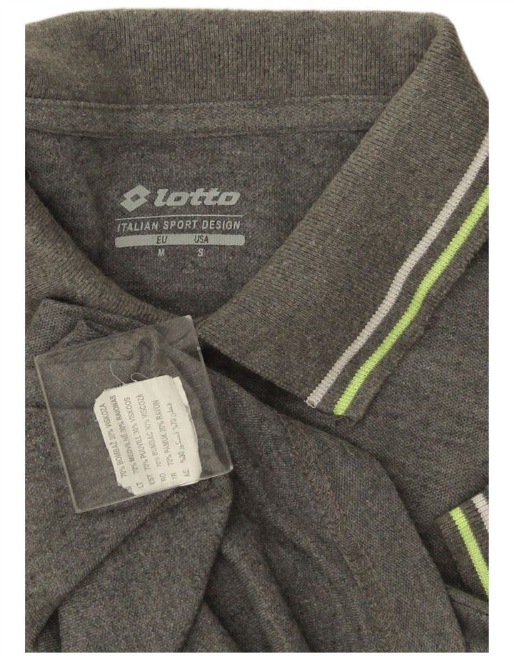 Lotto Herre Polo Shirt Medium Grey Bomuld