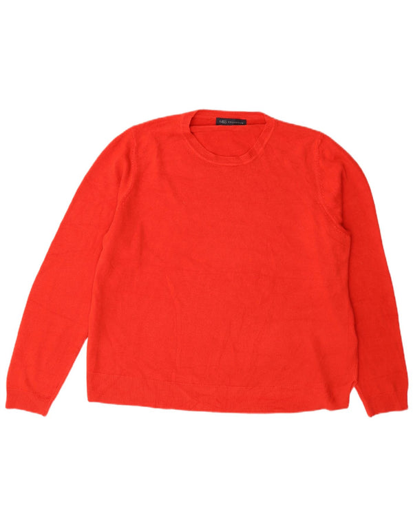 Marks & Spencer Dame sweater med rund hals DK 18 XL Rød Akryl