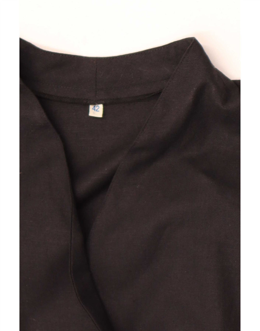 Vintage Dame Dobbeltradet Skede Kjole EU 42 Large Black