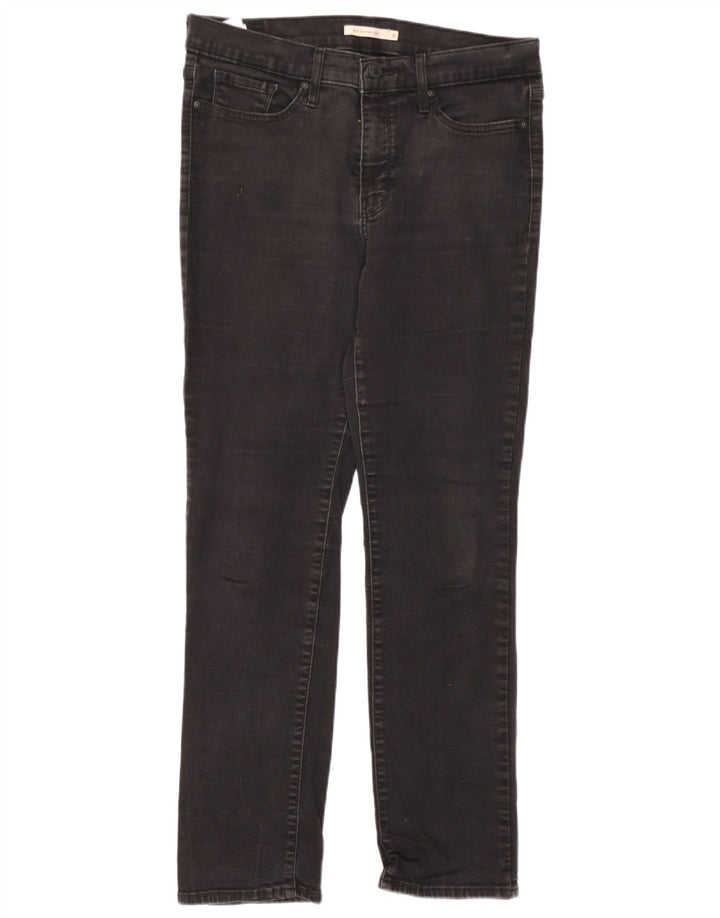 Levi's Womens 312 Shaping Slim Jeans W31 L30 Sort bomuld