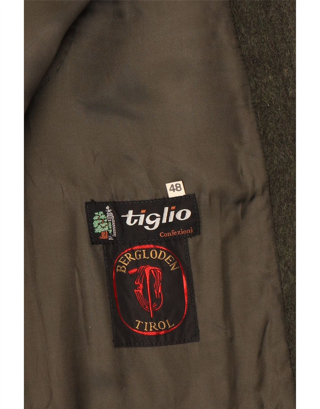 Tiglio Herre Overfrakke IT 48 Medium Khaki
