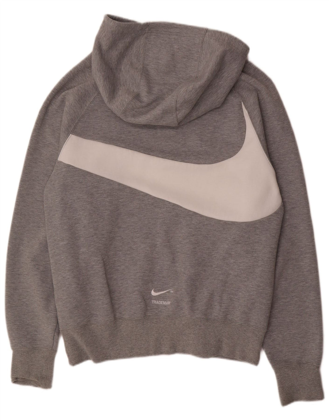 Nike grafisk hættetrøje til mænd mellemgrå bomuld