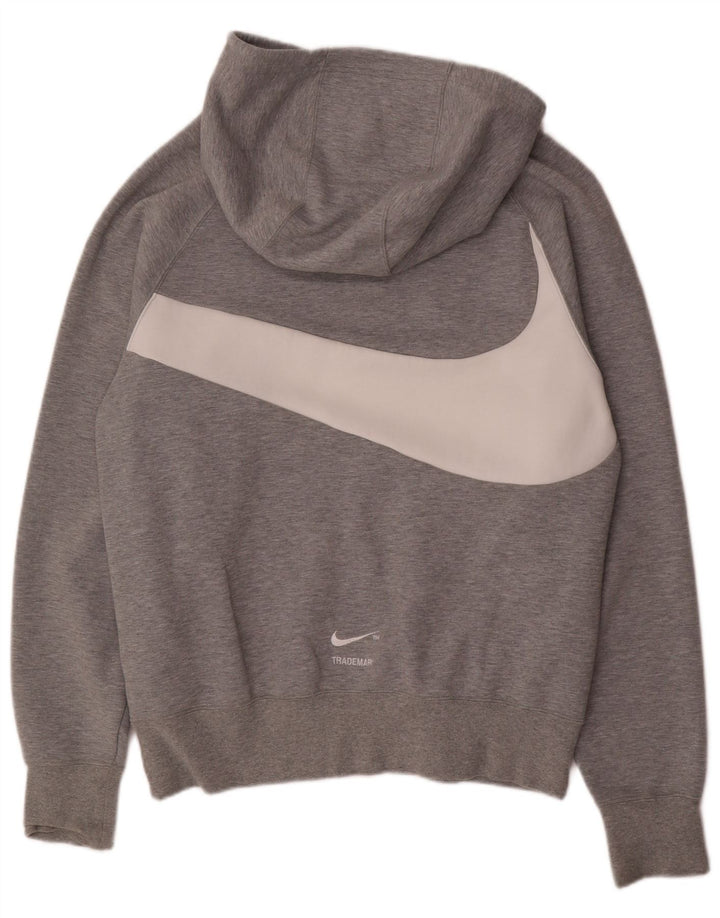 Nike grafisk hættetrøje til mænd mellemgrå bomuld