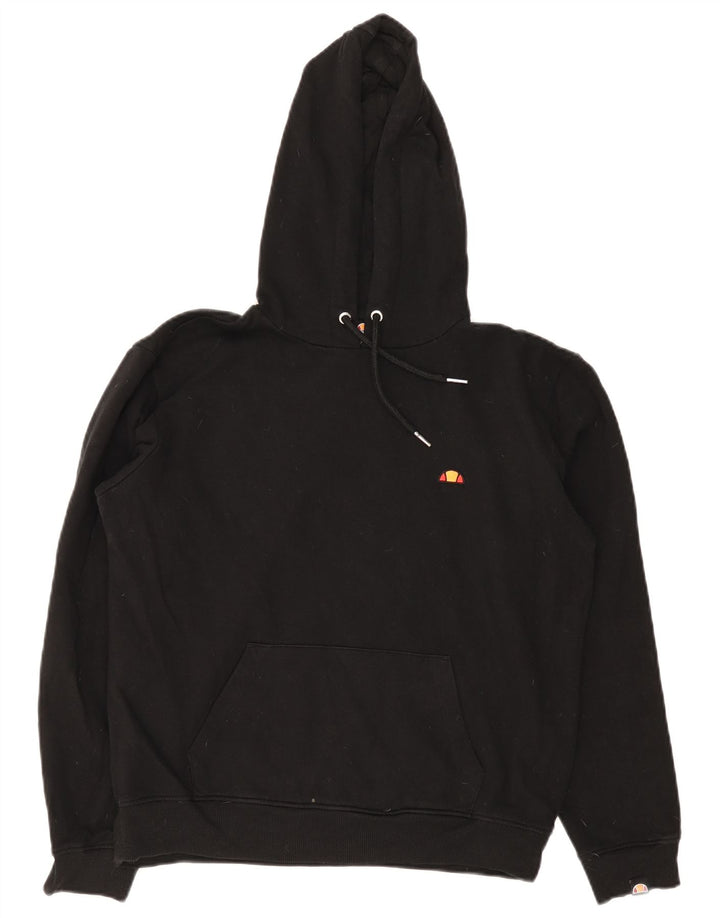 Ellesse Dame Hættetrøje UK 12 Medium Sort Bomuld