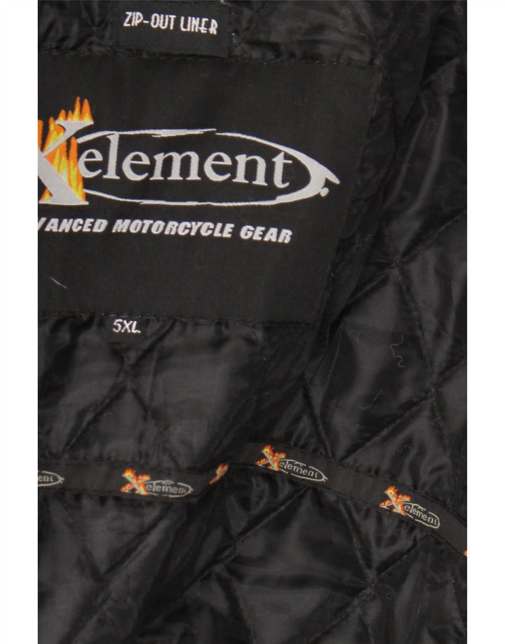 Xelement Polstret Racer-jakke til mænd UK 50 5XL Sort Colourblock