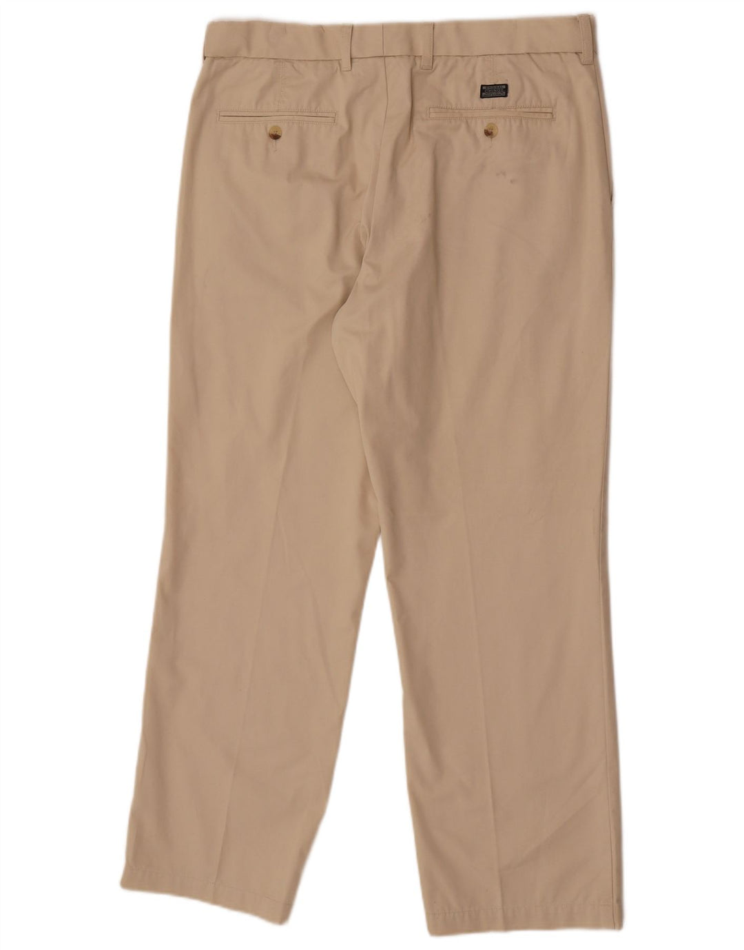 Marks & Spencer Straight Suit Bukser til mænd W36 L29 Beige Bomuld