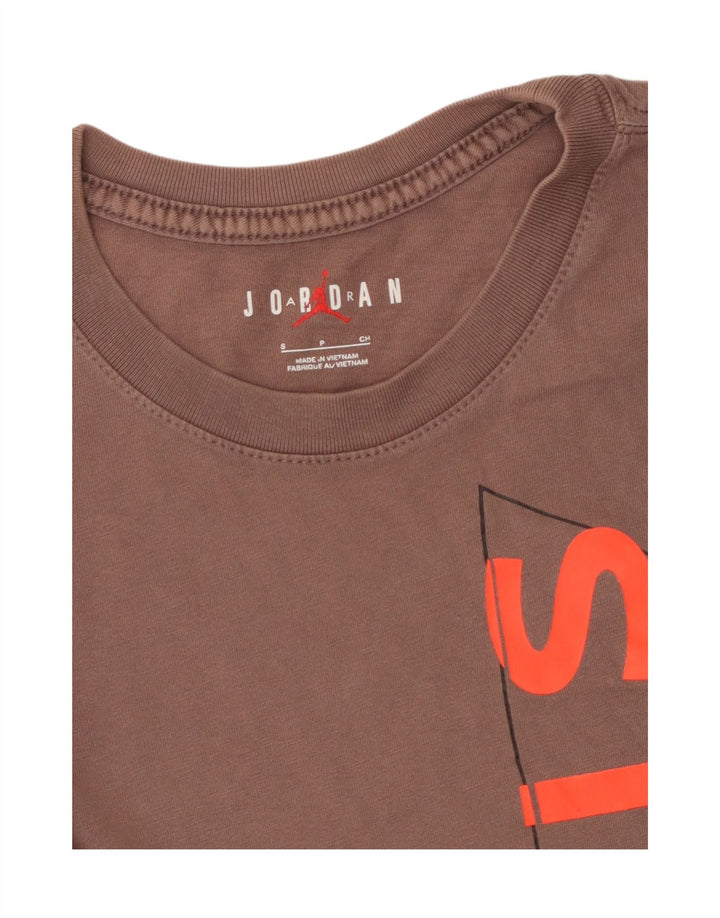 JORDAN Herre Paris Saint- Germain Grafisk T-Shirt Top Lille Brun