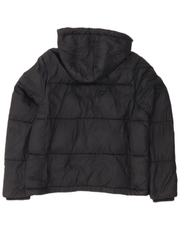 Jack Wills Dame Hooded Relaxed Fit Polstret Jakke UK 10 Small Navy Blue