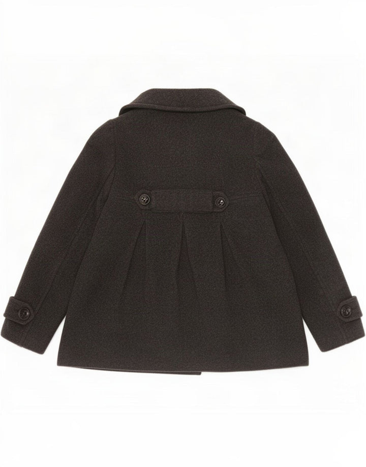 Zara Womens Pea Coat UK 14 Large Grey Uld