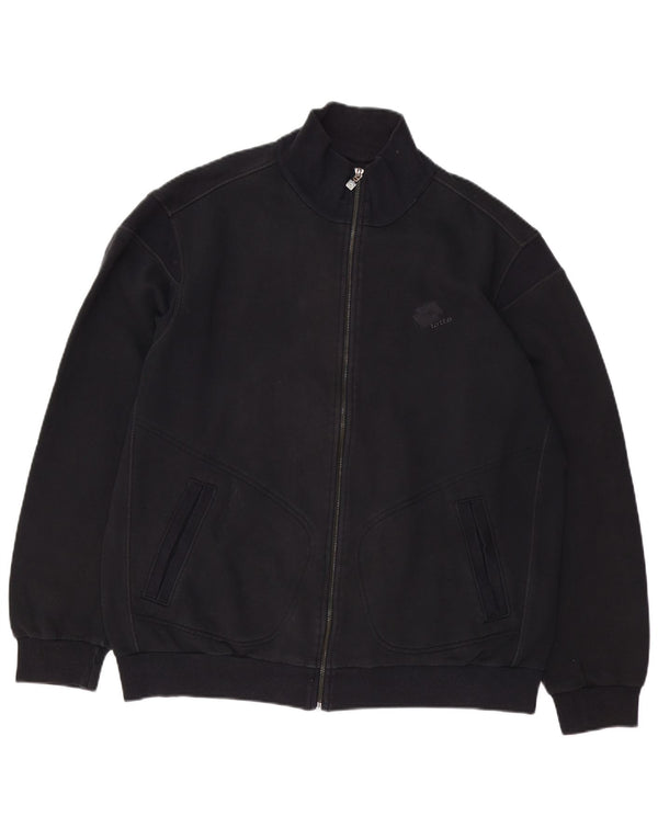 LOTTO Træningsdragt til mænd Topjakke 2XL Sort Bomuld