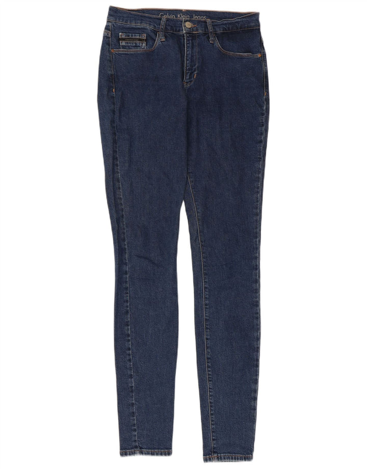 CALVIN KLEIN Dame Skinny Jeans W29 L34 Marineblå