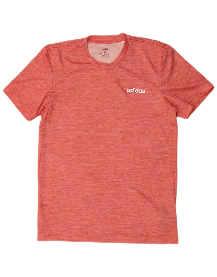 Adidas Herre Aeroready T-Shirt Top Lille Pink Flecked Polyester