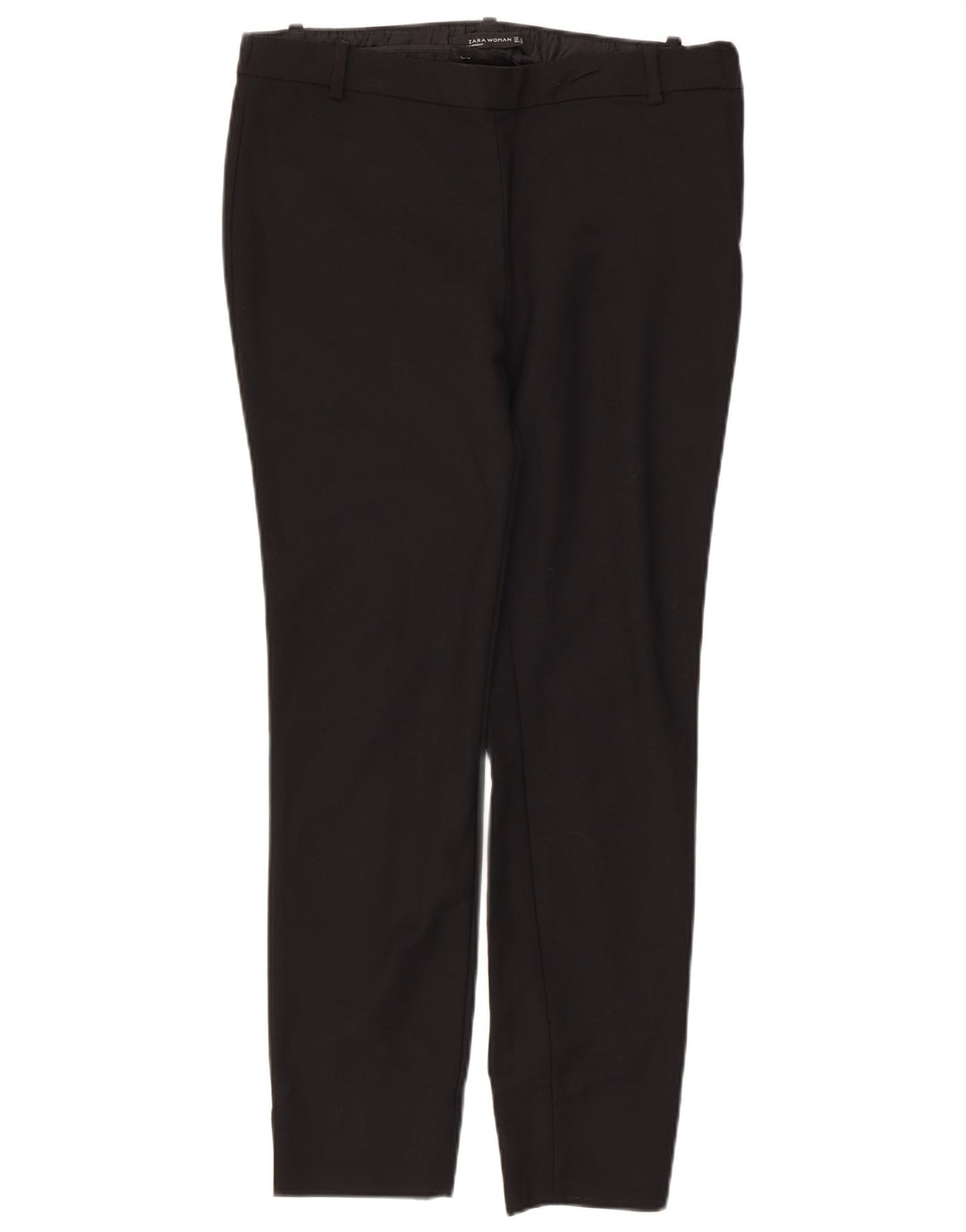 Zara Dame Slim Casual Bukser Medium W32 L26 Sort