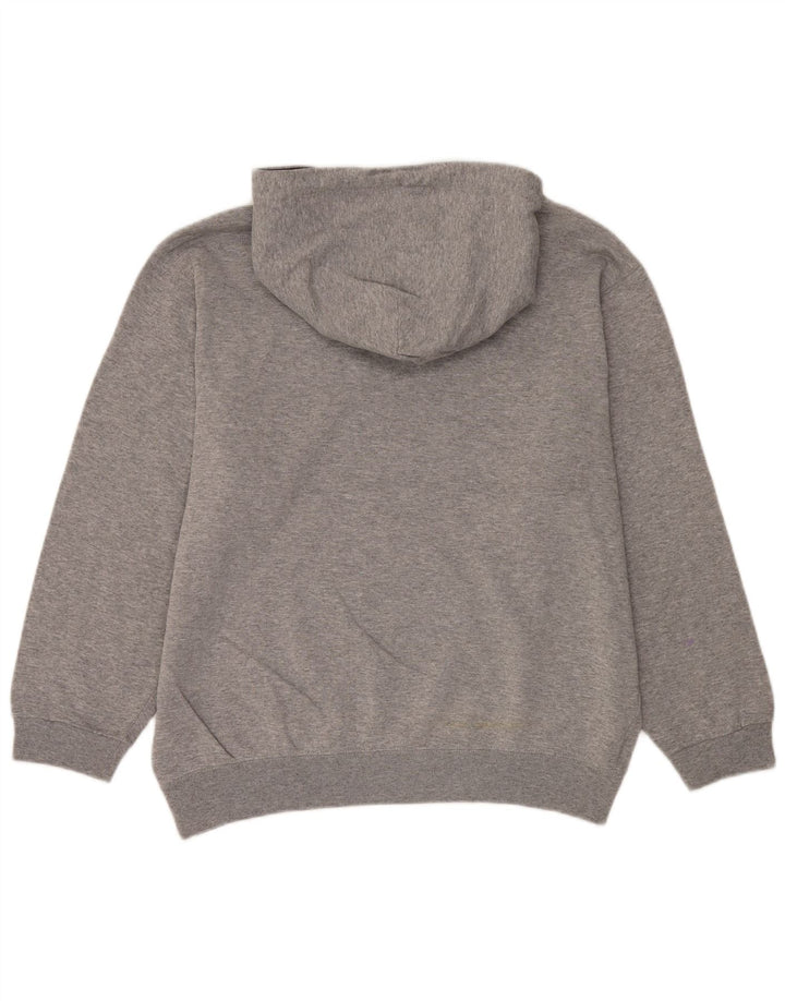 Champion Herre grafisk hættetrøje Jumper Medium Grey Flecked