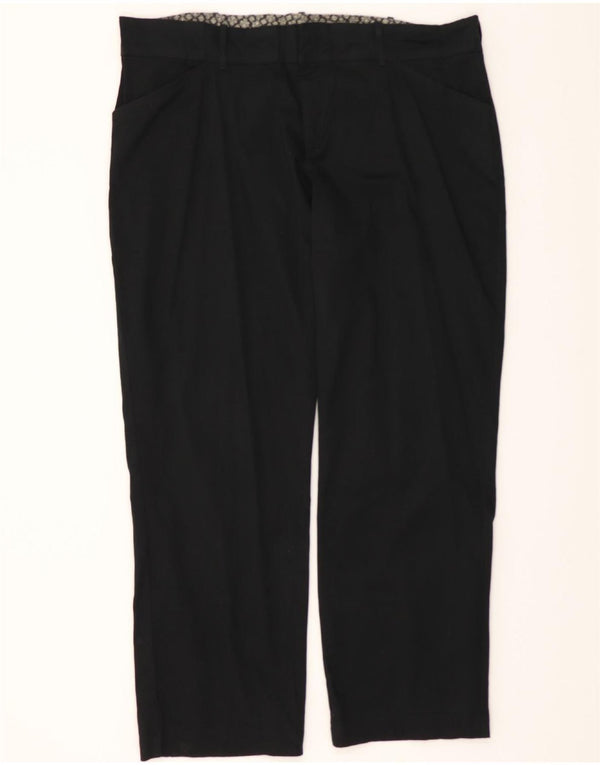 LEE Dame Natural Fit Lige Casual Bukser US 22 3XL W44 L32 Sort