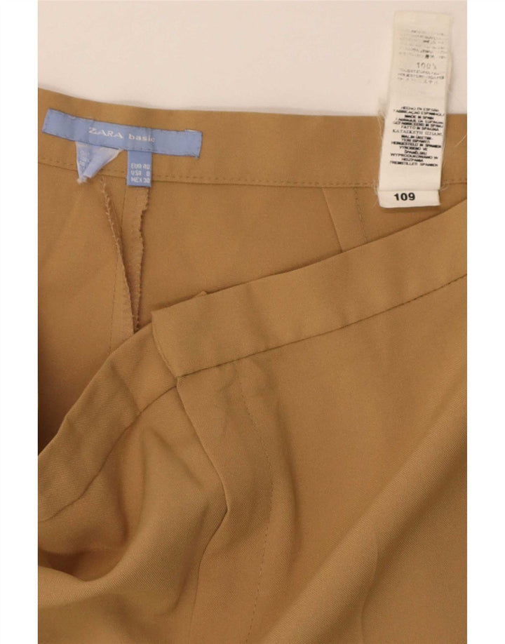 Zara Lige jakkesæt til kvinder EU 40 Medium W30 L35 Beige Polyester