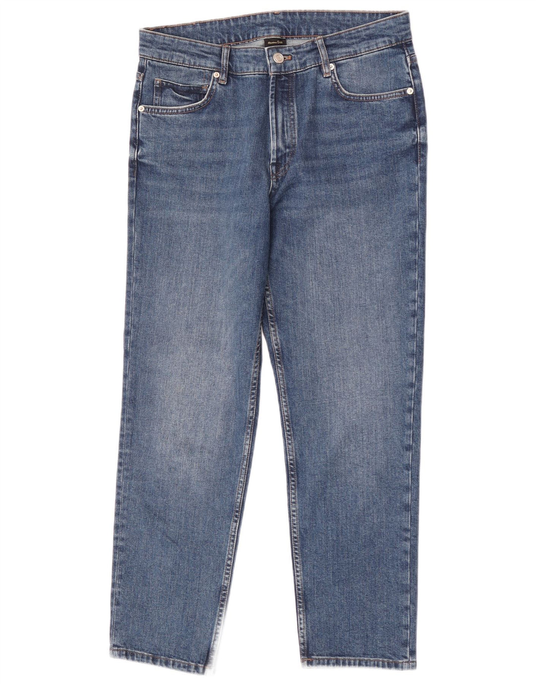 Massimo Dutti Dame Slim Jeans EU 40 Medium W30 L28 Blå